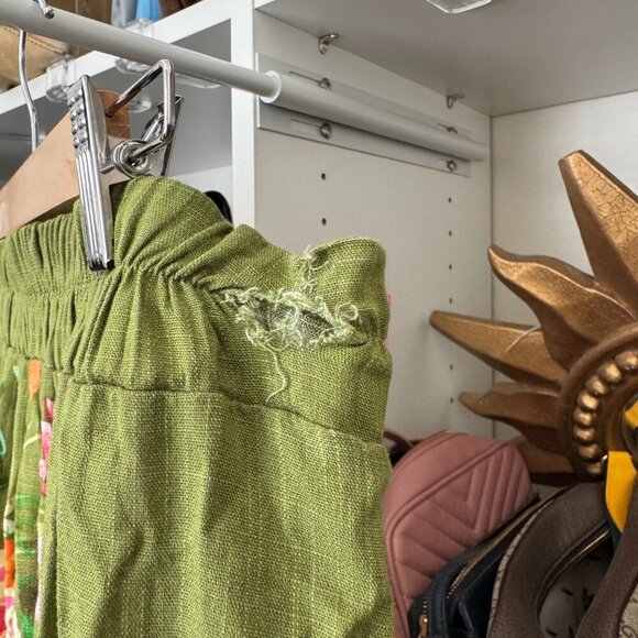 Rose + Olive Resort Floral Maxi Skirt - Size L - Picture 4 of 7